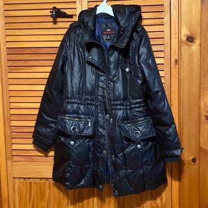 MGO  miss. SixtyBeautiful coat long style hoodie on the back